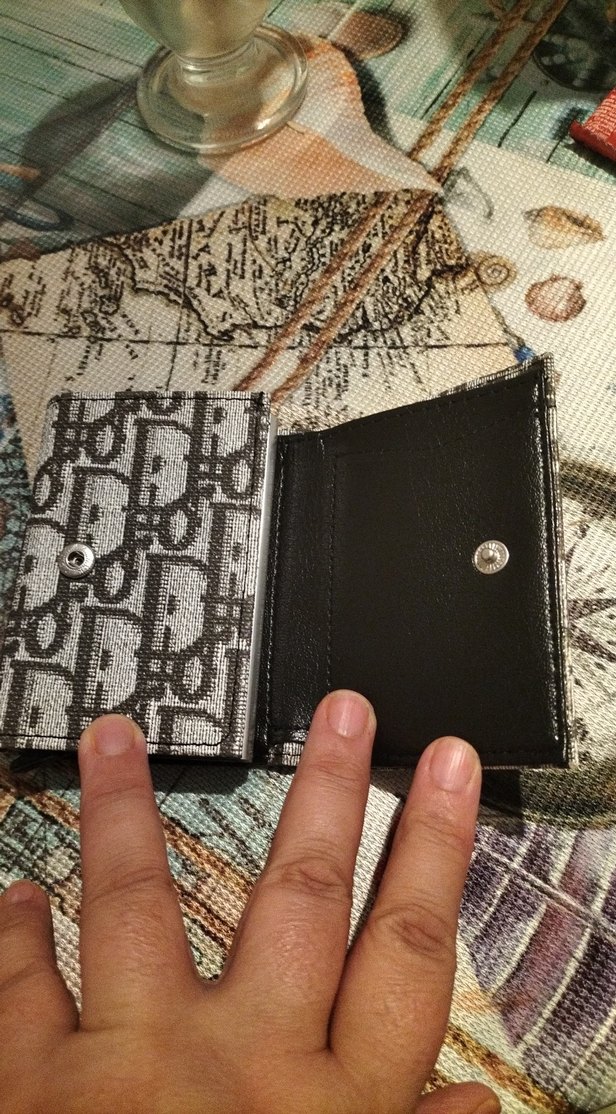 Gri Desenli ünisex Cüzdanı - Görsel 3