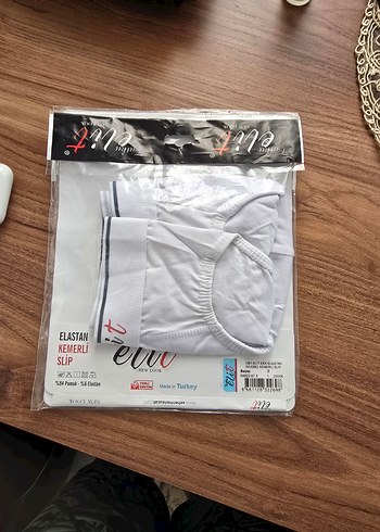 Erkek Beyaz Elastan Slip Boxer 4 adet - Görsel 2