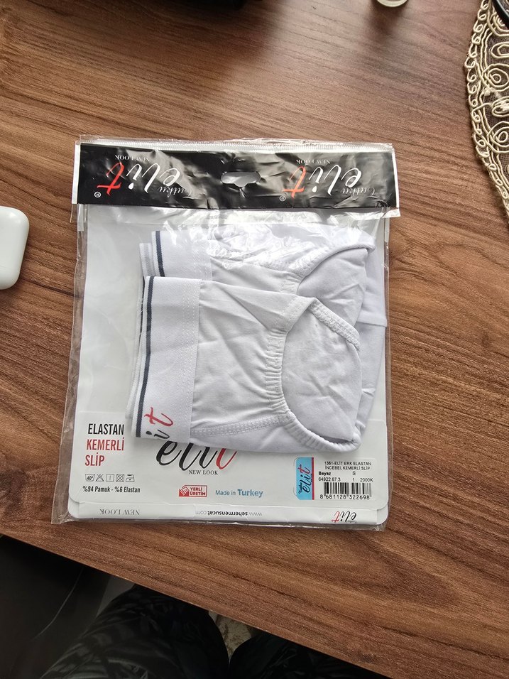 Erkek Beyaz Elastan Slip Boxer 4 adet - Görsel 2