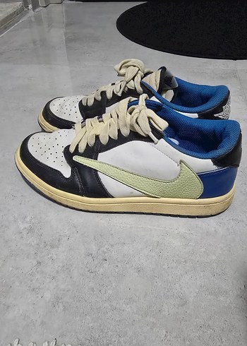 Mavi Air Jordan Basketbol Ayakkabısı 40.5 numara - Görsel 3