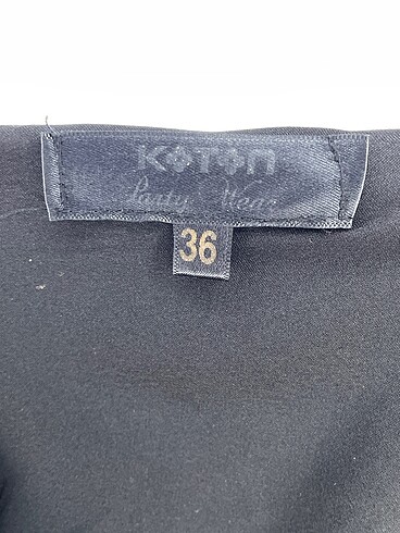 36 Beden siyah Renk Koton Uzun Tulum %70 İndirimli.