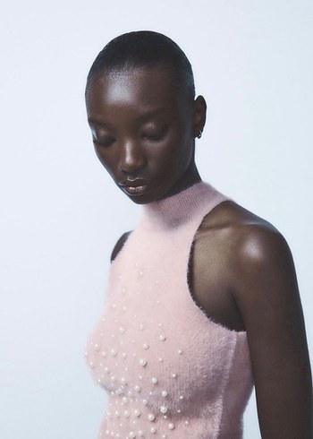 Zara Suni İncili Top - Görsel 2