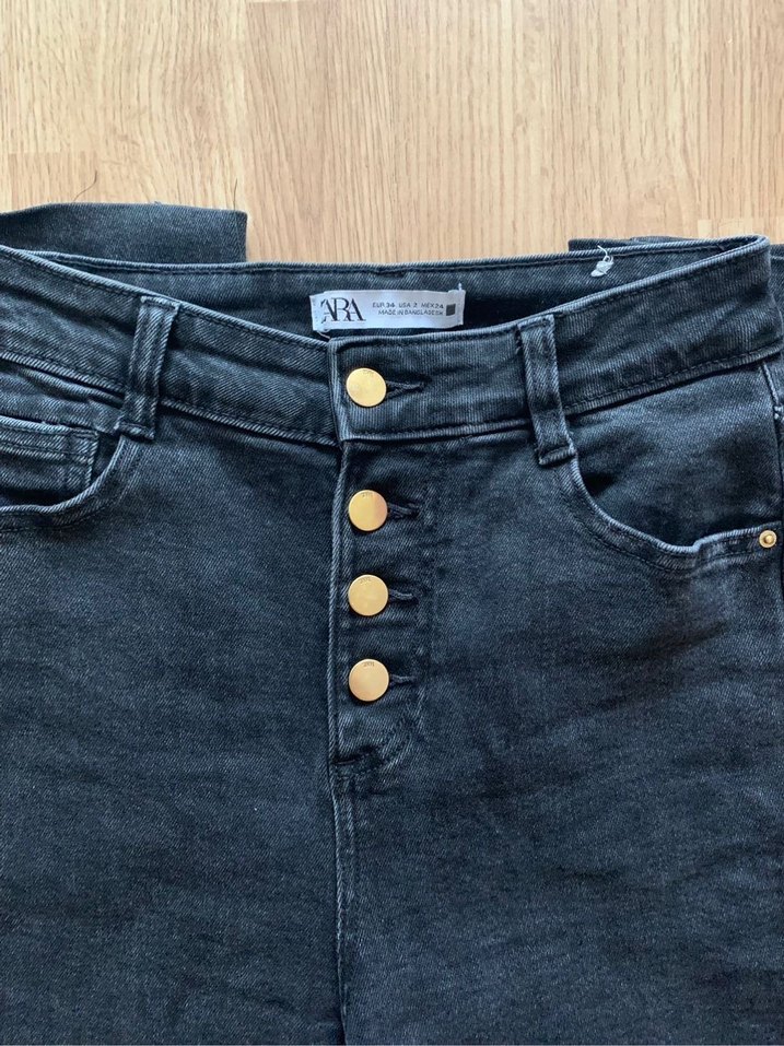 Zara Yüksek Bel Flare Jean - Görsel 3