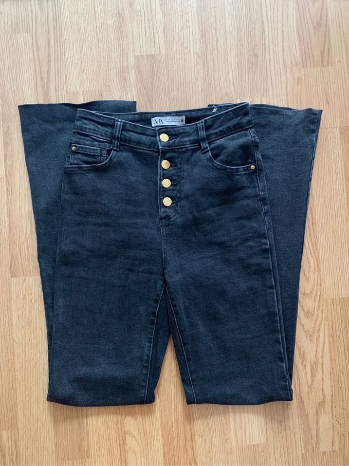 Zara Yüksek Bel Flare Jean - Görsel 2