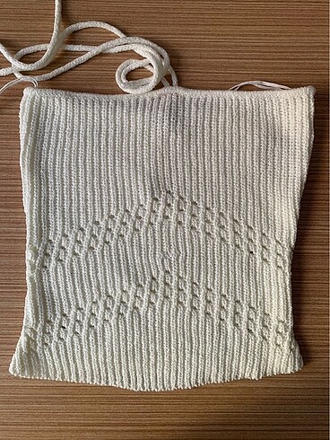 Zara straplez crop top