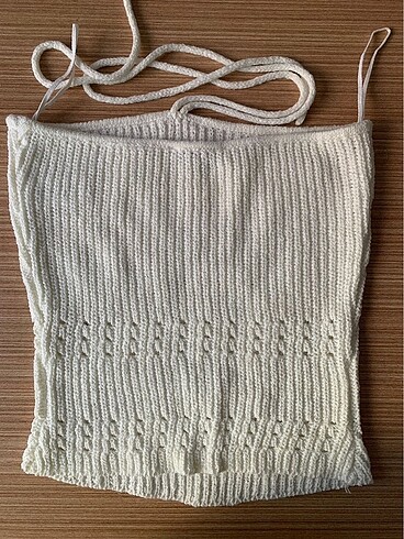 Zara Zara straplez crop top