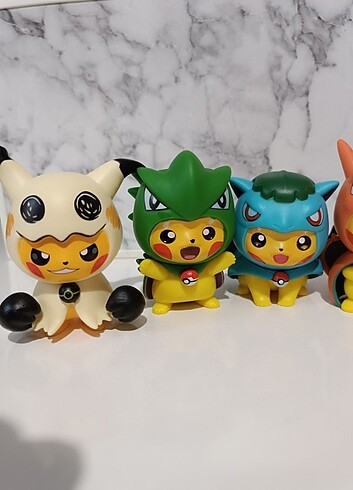 Pokemon pikachu figürleri - Görsel 3