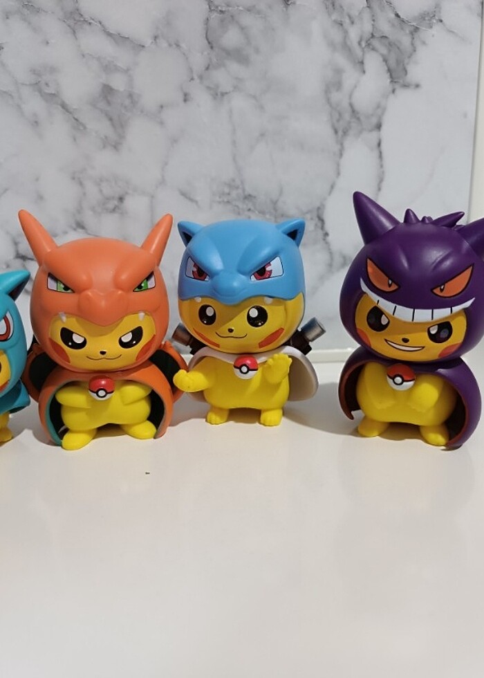 Pokemon pikachu figürleri - Görsel 2