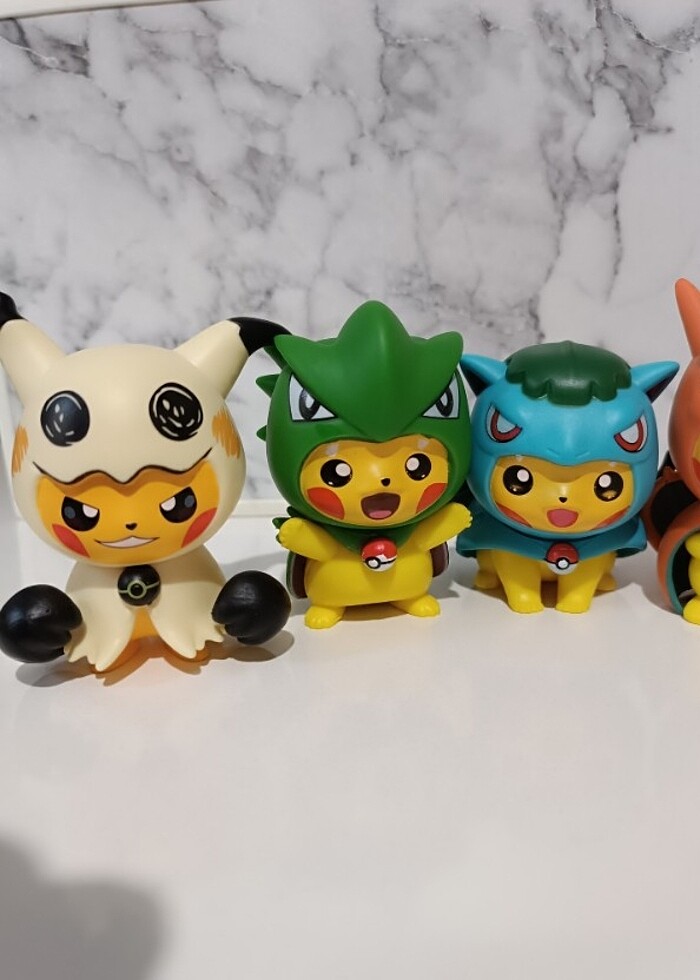 Pokemon pikachu figürleri - Görsel 3