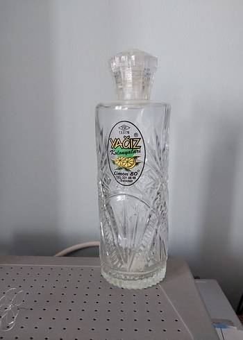Şeffaf Cam Parlak kolonya şişesi