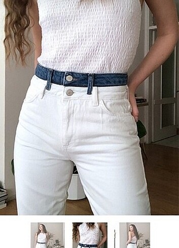 38 Beden beyaz Renk Beyaz pantolon