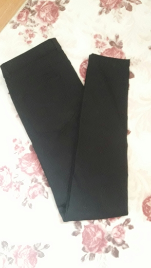 siyah yüksel bel pantolon hic giyilmedi