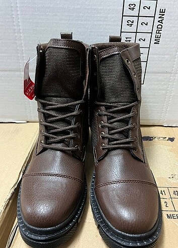 tek ebat Beden kahverengi Renk Erkek postal bot şu geçirmez 1,kalite