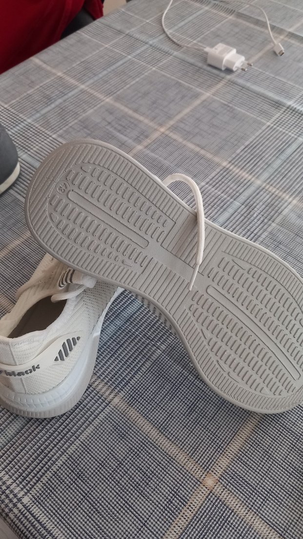 ERKEK SPOR AYAKKABI SIFIR BEYAZ AYAKKABI DİGER SİYAH AZ KULANILD - Görsel 3