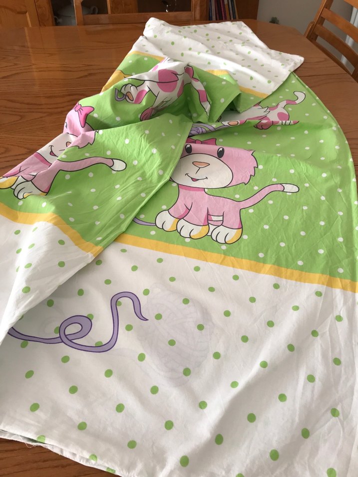 Pastel Yeşil Baskılı Bebek nevresim - Görsel 3