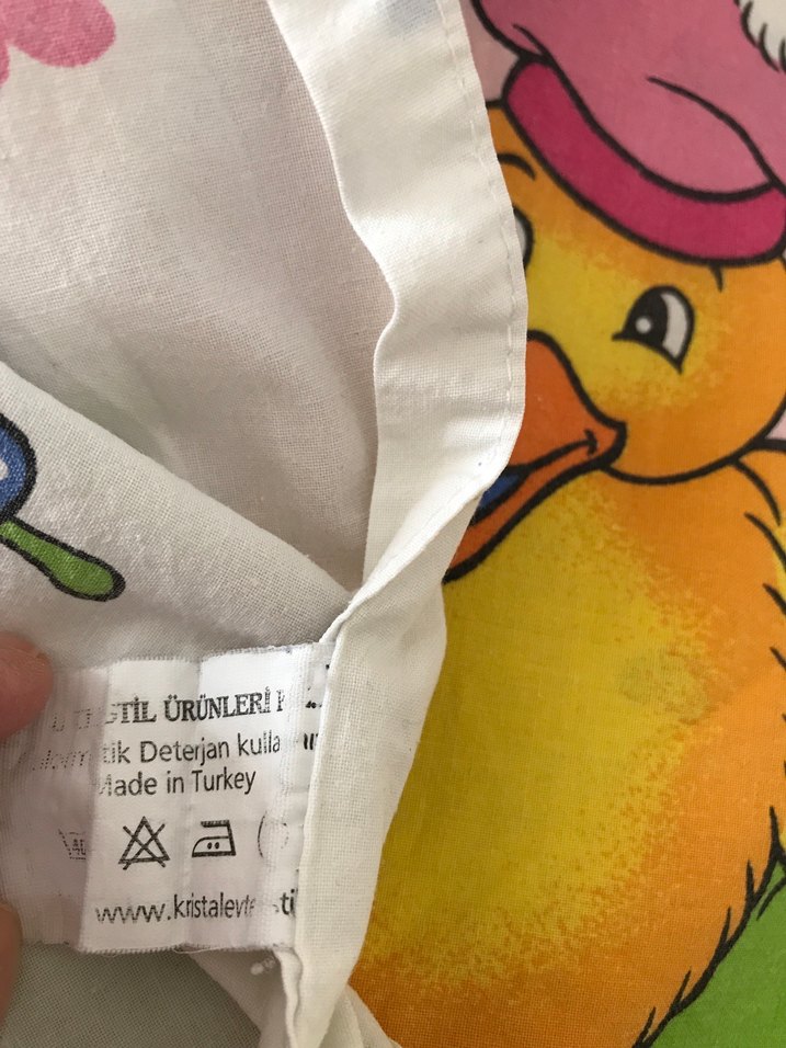 Pamuklu. Bebek nevresim. Kullanılmış - Görsel 3