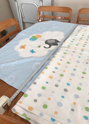 Pastel Renkli Fil ve Puantiyeli Çocuk Nevresim - Görsel 4