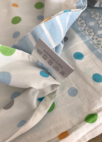 Pastel Renkli Fil ve Puantiyeli Çocuk Nevresim - Görsel 3