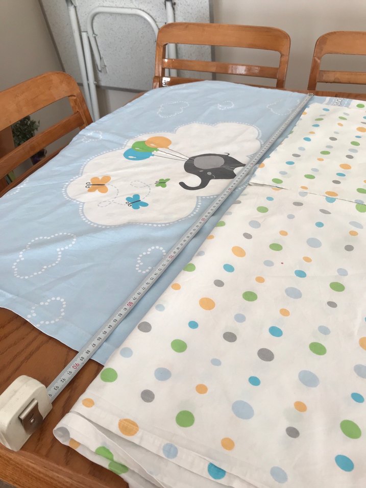 Pastel Renkli Fil ve Puantiyeli Çocuk Nevresim - Görsel 4