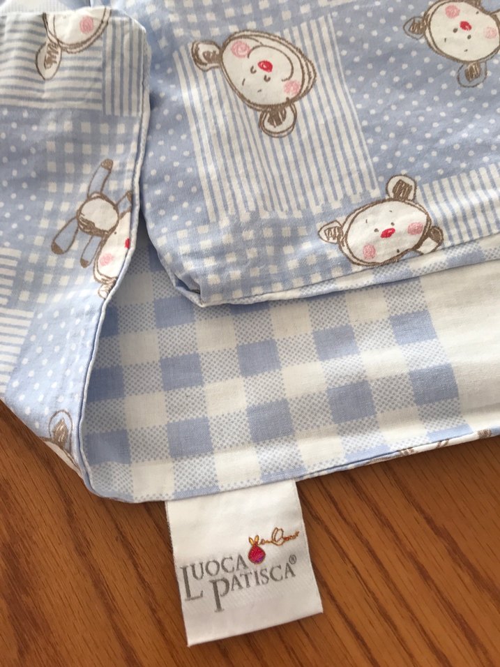 Mavi Pamuklu bebek nevresim - Görsel 3