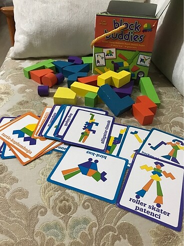 Renkli ahşap bloklar
