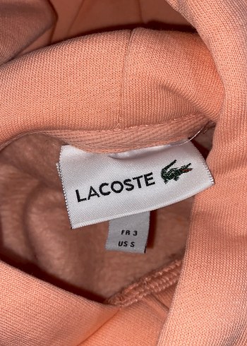 Lacoste Pembe Kapüşonlu Sweatshirt