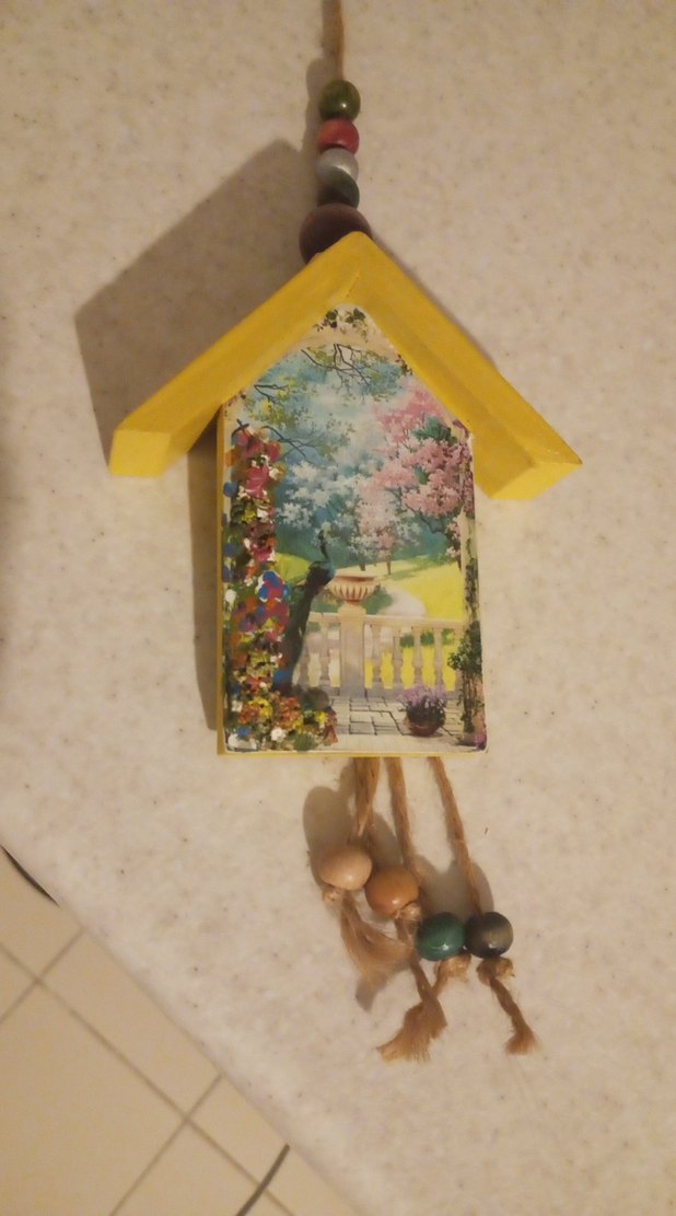 Sarı Renkli Dekoratif Duvar Süsü - Görsel 2