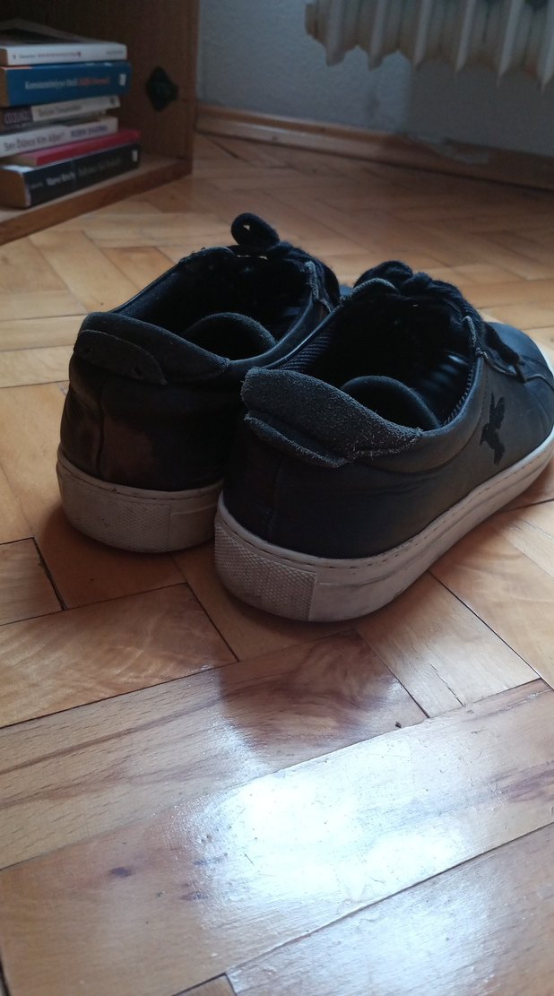 Erkek Siyah Bağcıklı Spor Ayakkabı - Görsel 2