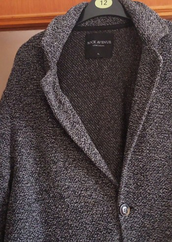 Unisex Salaş Yün Hırka ceket - Görsel 2