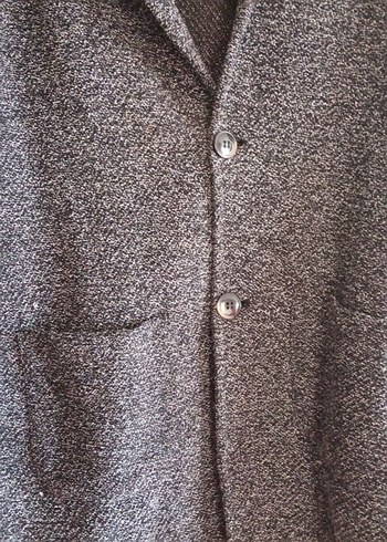 Unisex Salaş Yün Hırka ceket - Görsel 3