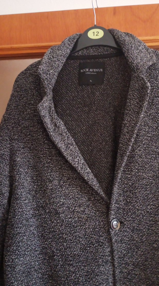 Unisex Salaş Yün Hırka ceket - Görsel 2