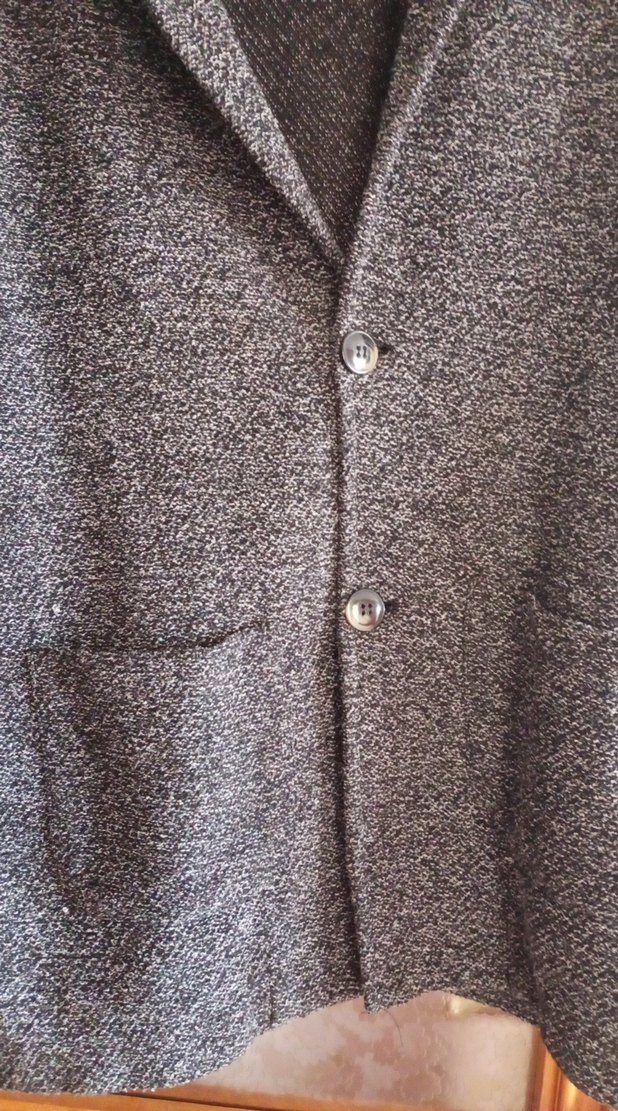 Unisex Salaş Yün Hırka ceket - Görsel 3