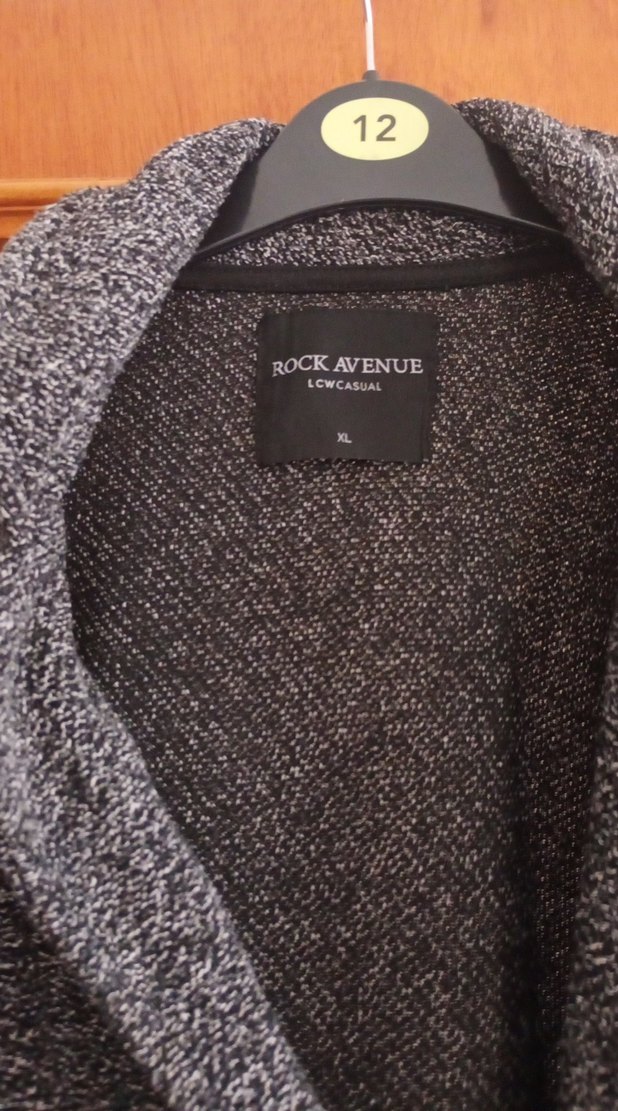 Unisex Salaş Yün Hırka ceket - Görsel 4