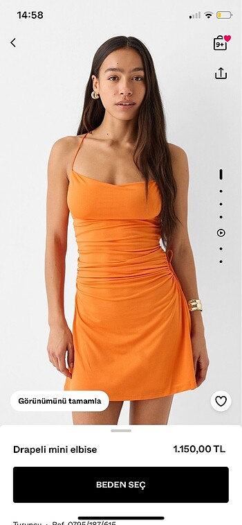 Bershka elbise