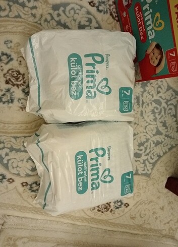 6 Beden: 16+ kg Beden Prima Aktif Külot bez 7 numara