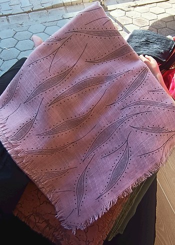 Beden çeşitli Renk Desenli Yazma/Eşarp