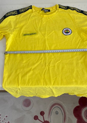Fenerbahçe Sarı Erkek Tişört Velcro Detaylı