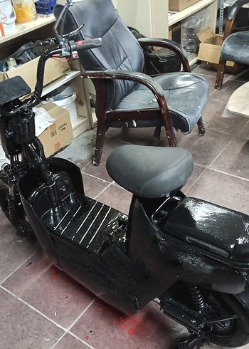 Çocuklar için Siyah Scooter - Görsel 2