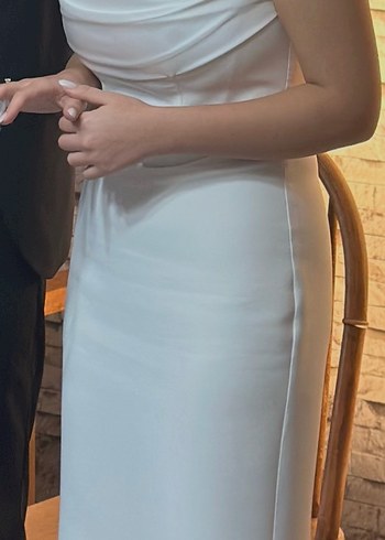 Beyaz Gelinlik/Nişanlık - Görsel 3