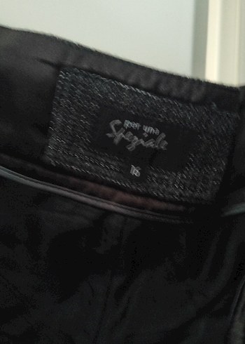 Gri Kadın Midi Denim Kumaş Pantolon - Görsel 2