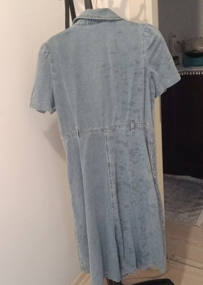 Bayan kot elbise - Görsel 2