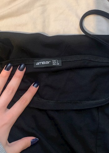 siyah mini elbise - Görsel 2