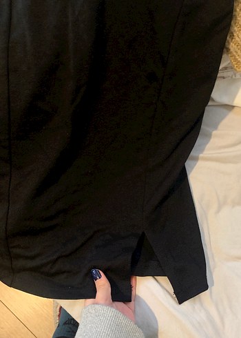 siyah mini elbise - Görsel 3