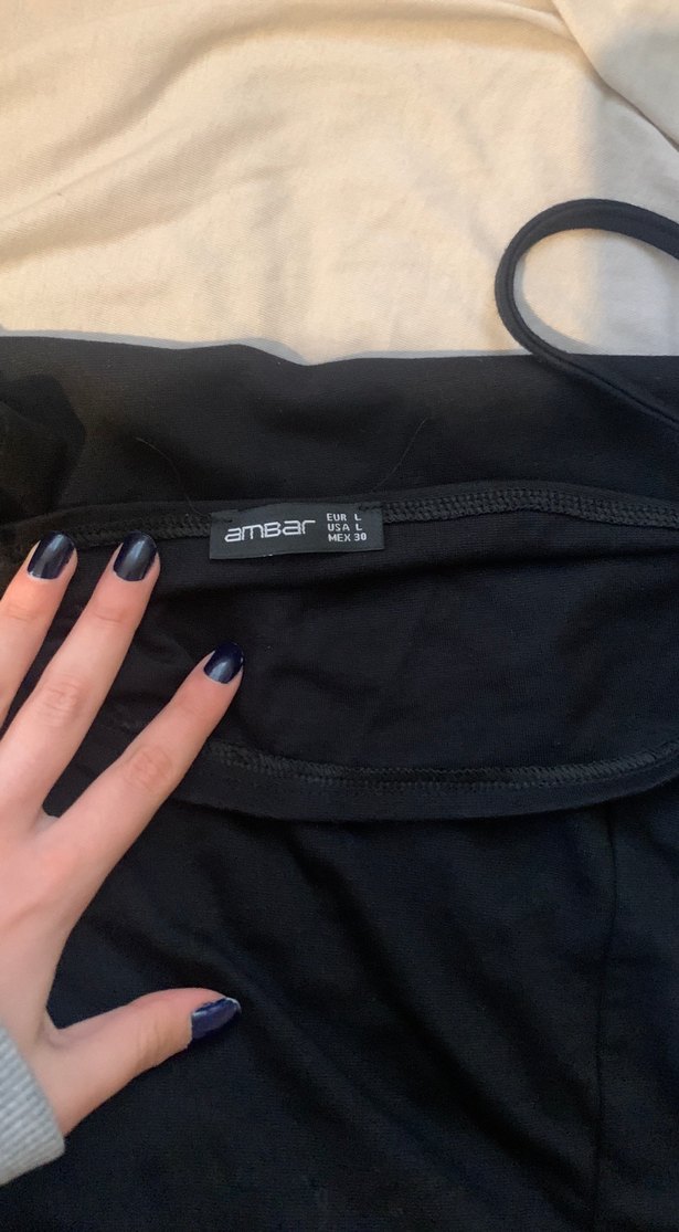 siyah mini elbise - Görsel 2