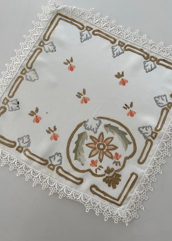 11 adet el boyaması vitrin örtüsü - Görsel 4