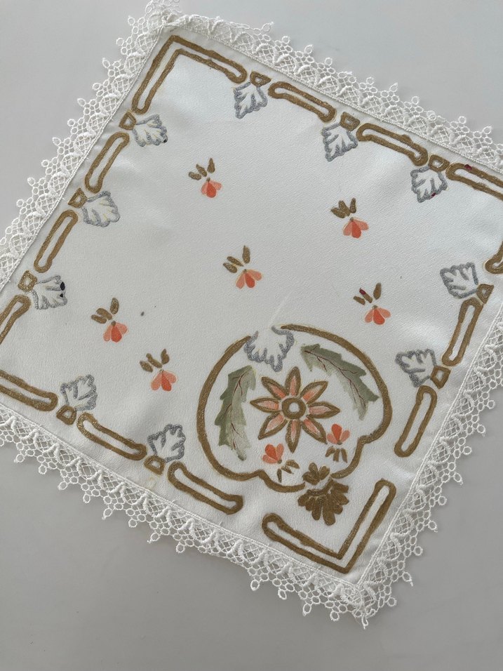 11 adet el boyaması vitrin örtüsü - Görsel 4