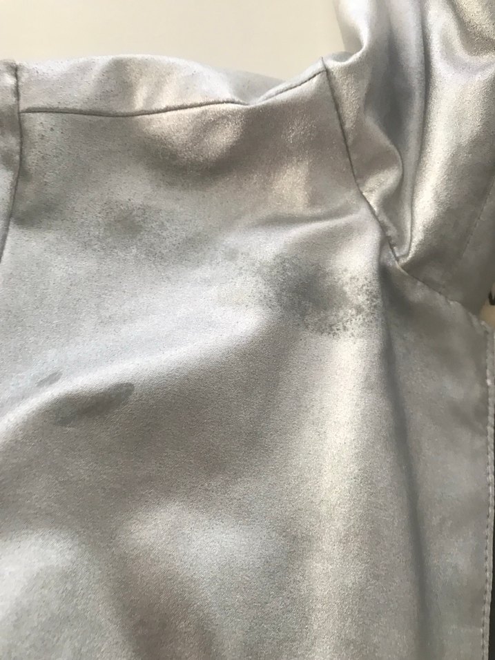 Kız Çocuk Gri Kapüşonlu Metalik Ceket LCW - Görsel 5