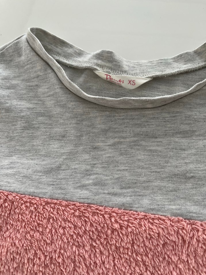 Gri penti Kadın Sweatshirt xs beden - Görsel 2