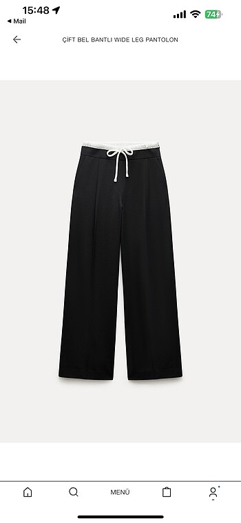 Zara palazzo pantolon