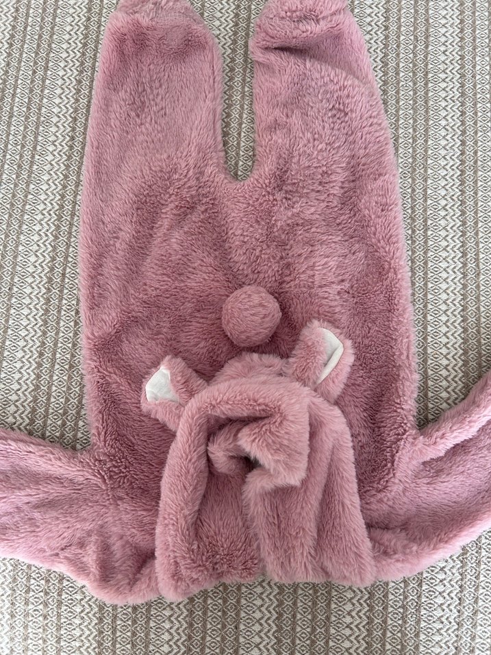 Kız Çocuk Pembe Nakışlı tulum - Görsel 2